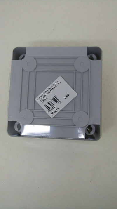 Junction box 4 x 4 x 2 inches ( IP56)