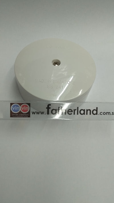 WHITE  CEILING ROSE 20A