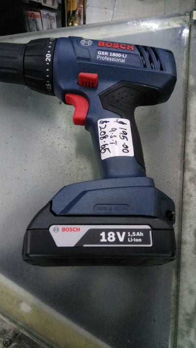 Bosch GSR 1800-LI Cordless drill driver 18V.