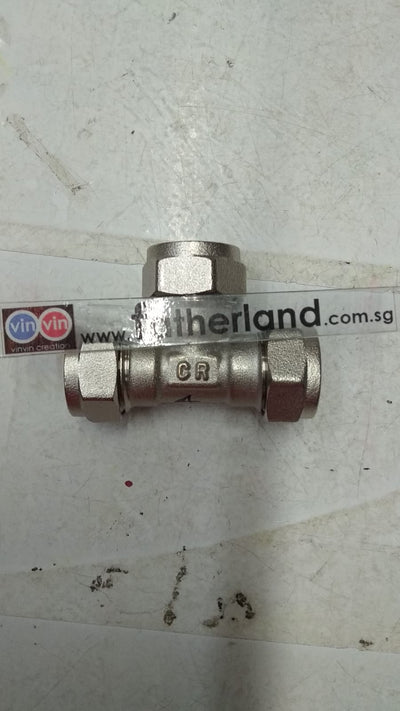 CC coupling Tee 1/2'' X  1/2'' (Chrome)