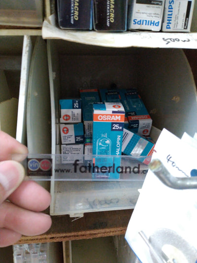 OSRAM G9 230V 25W HALOGEN BULB ( CLEAR GLASS )