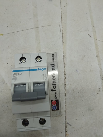 HAGER MT 240A B40 2P MCB