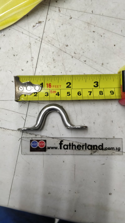 STAINLESS STEEL WIRE EYE STRAP 8MM