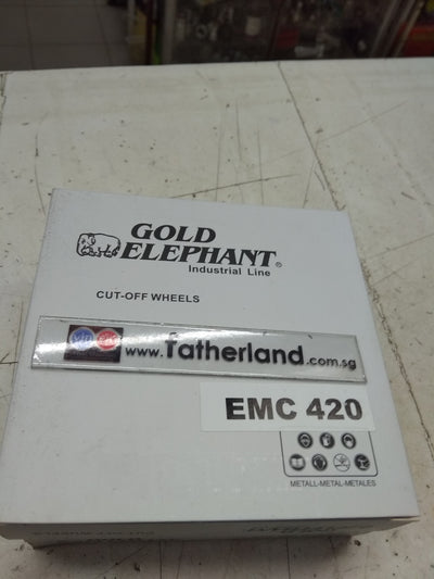 GOLD ELEPHANT 4" CUTTING WHEEL ( 100 X 2 X 16MM ) FOR METAL - 10PCS/BOX