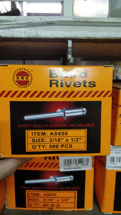 BLIND RIVET 3/16"x1/2"