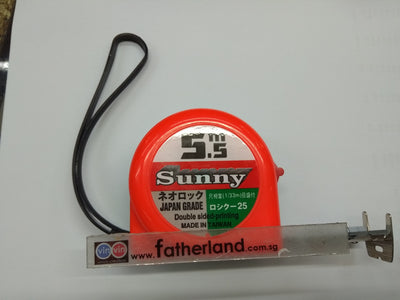 SUNNY 5.5M X1" DOU SIDE MEASURING TAPE