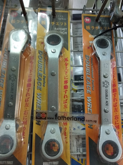 Double Ace 13 X 15 Ratchet Ring Wrench