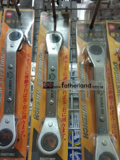 Double Ace 12 X 14 Ratchet Ring Wrench