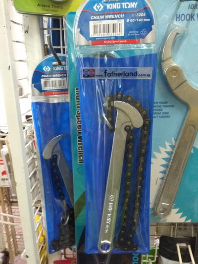 K/T 3204 8" FILTER CHAIN WRENCH ( KING TONY )