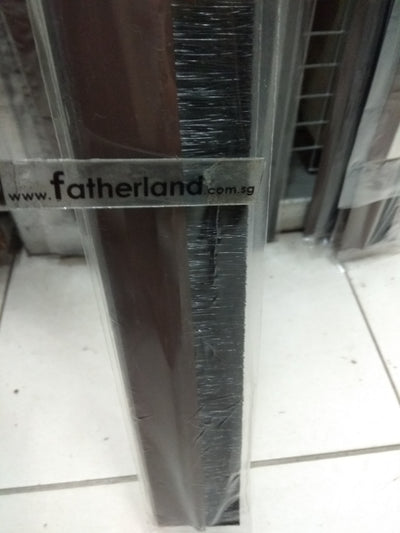 FOM 46-07 DOOR MOUNTED WEATHERSTRIP WITH BRUSH BROWN