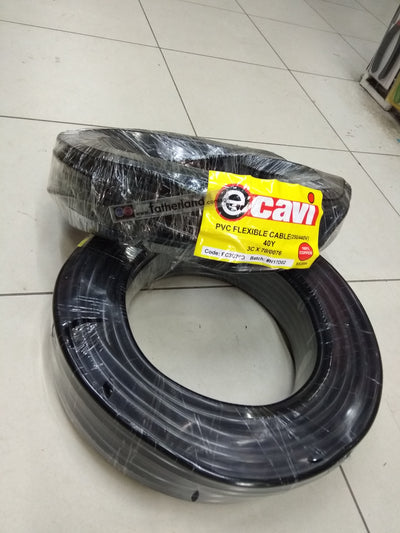 PVC CABLE 3C X 70 X 0076 Black 40Yards