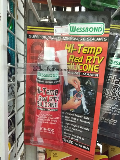 WESSBOND HTR650 HI-TEMP (RED) 85.2g