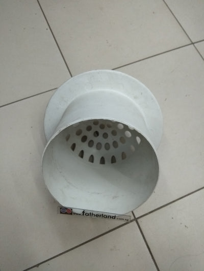 6" UPVC DOME GRATING 150MM(WHITE)