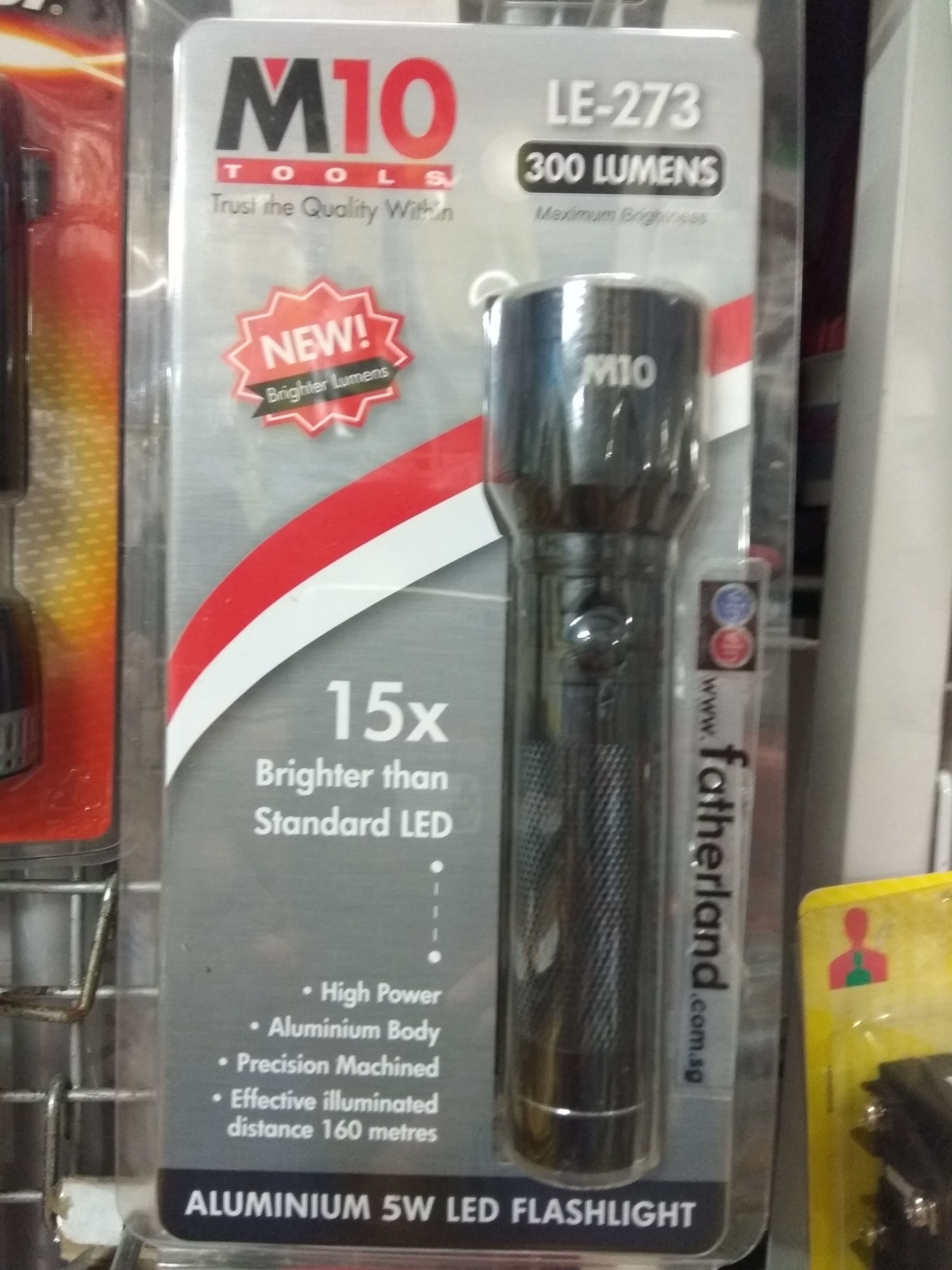 M10 TORCH LIGHT 3W LE-273 - www.fatherland.com.sg