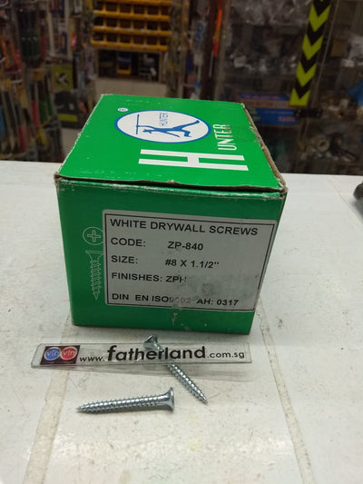 DRYWALL SCREW 8 X1-1/2 " ( White )