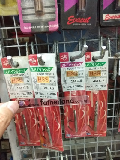 LIGHT M3X0.5 SPIRAL FLUTED MAC/TAPS