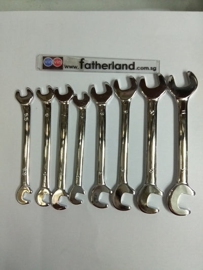 GOSHAWK 8PCS MM DLE OPEN WRENCH ( 5-11mm )