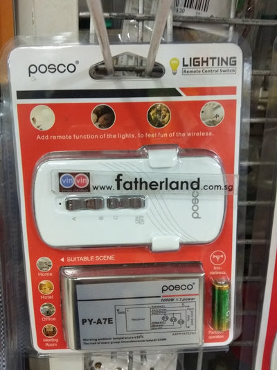 PY-A7E LIGHT REMOTE CONTROL