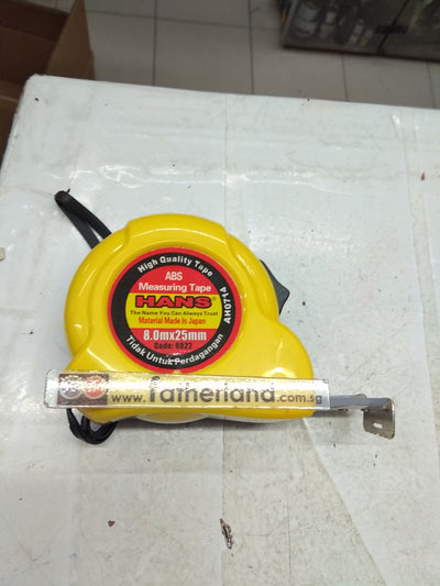 Hans MEASURING TAPE 8.0M/ 27FT x 25MM