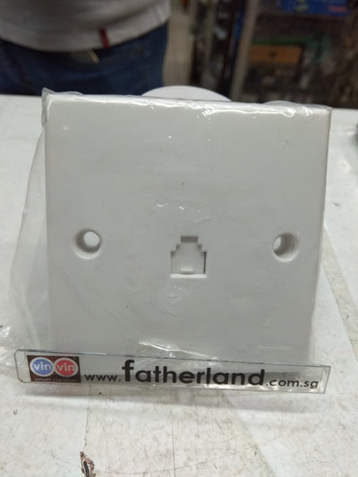 CLIPSAL  ET01/4 1G TEL SOCKET