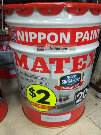 MATEX EMULSION PAINT 9102 (WHITE) 20L