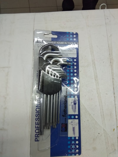 9PC LONG STAR KEY WRENCH SET ( T10 - T50 )