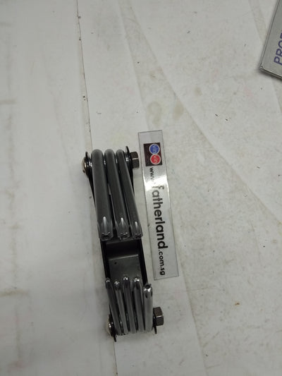 8PCS FOLDING STAR KEY SET W/HOLE T9-T40