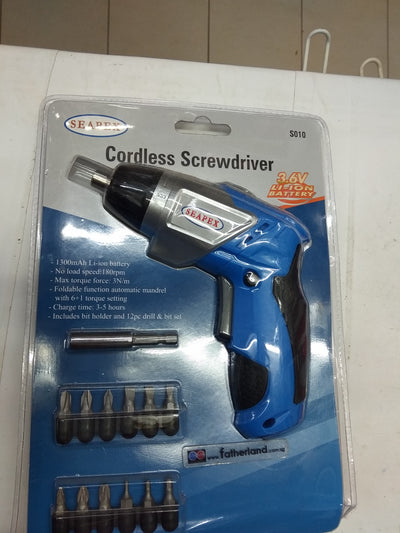 SEAPEX 3.6V CORLESS SCREWDRIVER