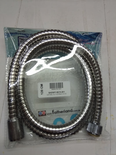 SHO 6213DL 120CM S/S DOUBLE LOCK F/HOSE