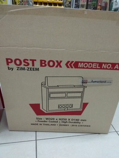 SELLERY 29-207 POST BOX   SIZE :320 X 140 X 250MM