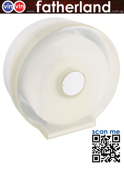 Jumbo Toilet Roll Dispenser ( white )