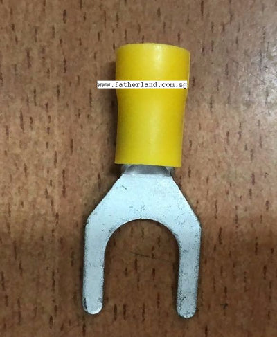 CABLE LUG VF5.5-6Y  YELLOW 100PCS/PKT