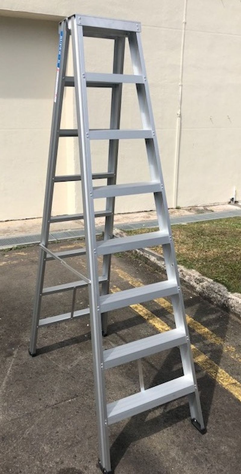 Double Sided A ladder Two Way Aluminium A-Shape Ladder ( 150kg ) - www ...