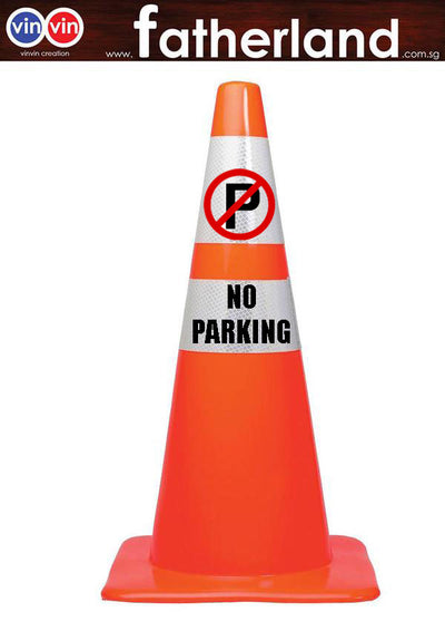 SAFETY ROAD CONE 28" ( NO PARKING Double Sign )