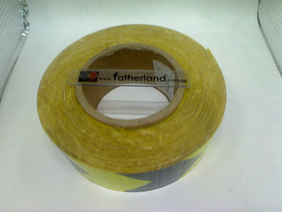 Vin Reflective Yellow and Black Tape ( per meter )