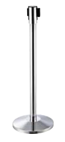 Queue Pole stand Stainless Steel Economy Slope Base with Screwtop
