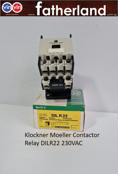 Klockner Moeller Contactor Relay DILR22 230VAC
