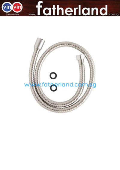 SHOWY STAINLESS STEEL DOUBLE LOCK CONICAL FLEXIBLE HOSE ( 150cm )