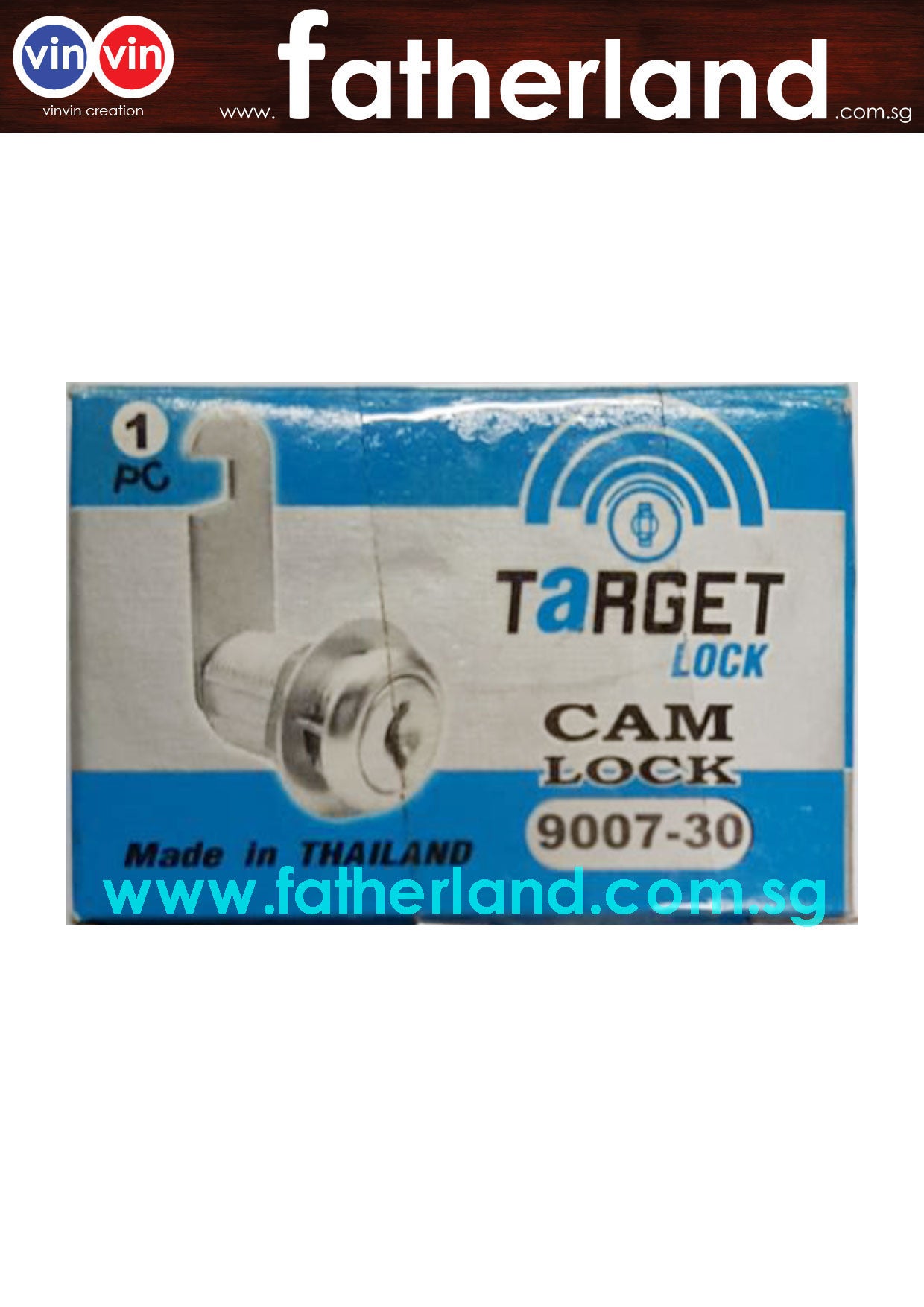 Target Lock Element TARGET 9007 25MM CK CAM LOCK - www.fatherland.com.sg