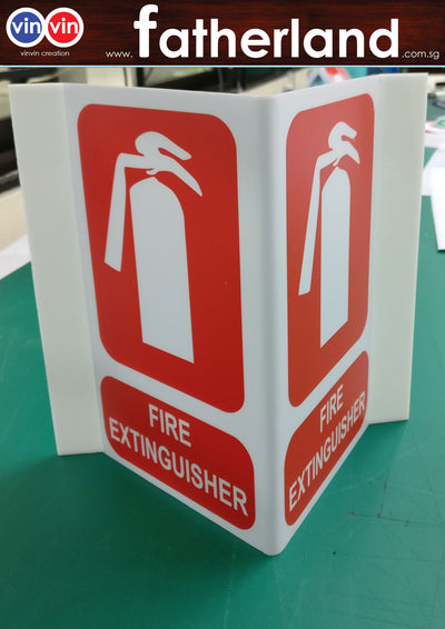 FIRE EXTINGUISHER TRIANGLE SIGNAGE