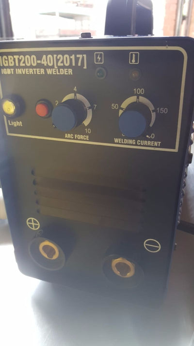 Inverter IGBT200-40 DC ARC Welding Machine Set With 6Meter Earth Calmp Cable, 3 Meter Holder Cable