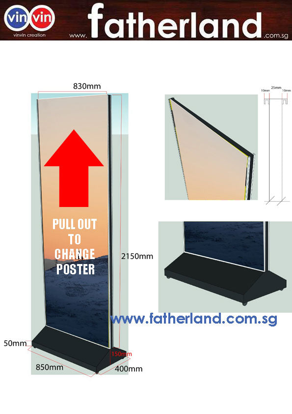 Airport Stand with interchangeable 5mm board ( vinvin creation series ...