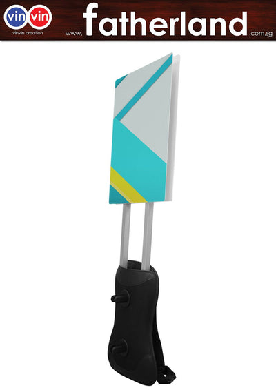 Man Pack Mobile Sign - A2 Size with Flag