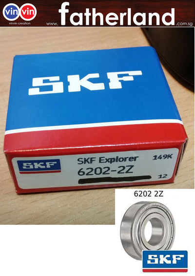 SKF Deep Groove Ball Bearing 6202-2Z/C3 15mm I.D, 35mm O.D