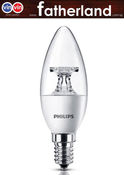 Philips LED 5.5-40W E14 2700K 230V B35 CL ND_AP