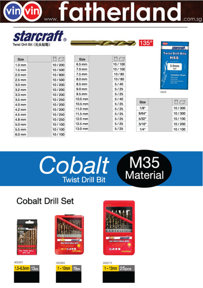 Cobalt Drill Bit