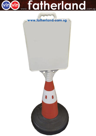 SAFETY CONE WITH SIGNAGE WITH WATER BASE CONTAINER