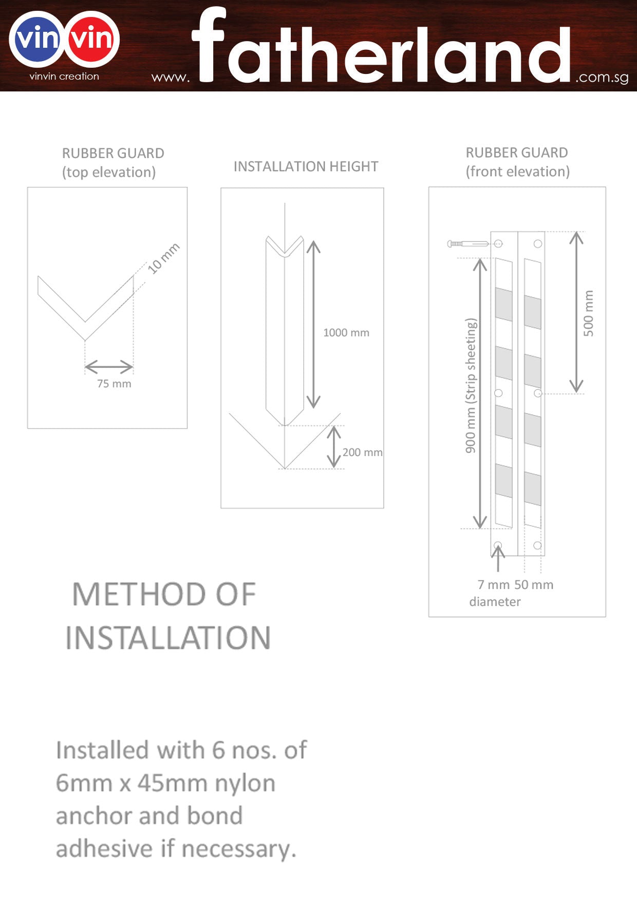 CORNER GUARD IMPACT PROTECTION SYSTEM - www.fatherland.com.sg