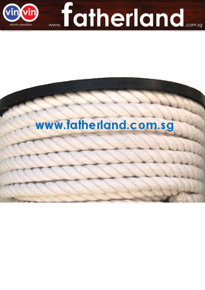 COTTON ROPE  10MMX300M WHITE