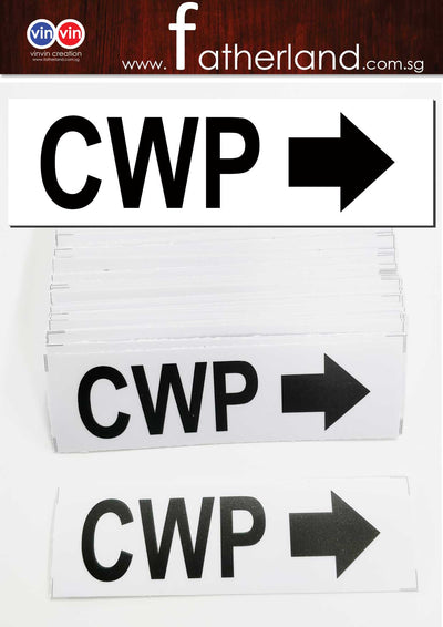 CWP arrow Label